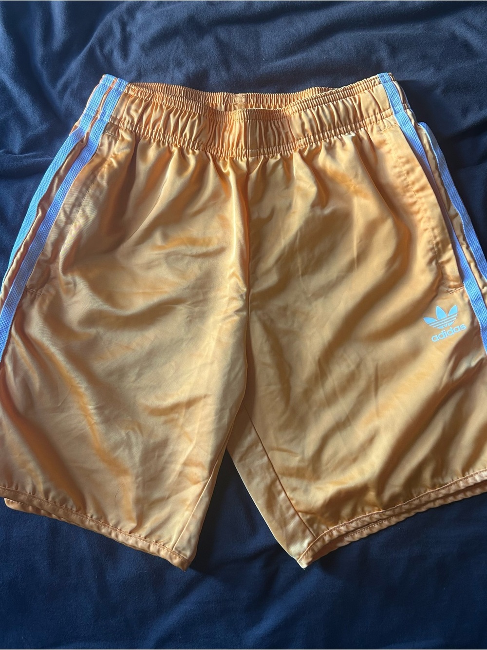 Adidas Juniors Orange Trefoil Track Shorts